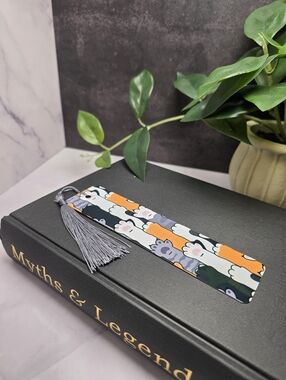 Cat Paws Metal Bookmark